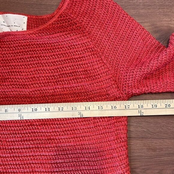 Coincidence & Chance Orange Easy Stitch Pullover - Picture 5 of 8